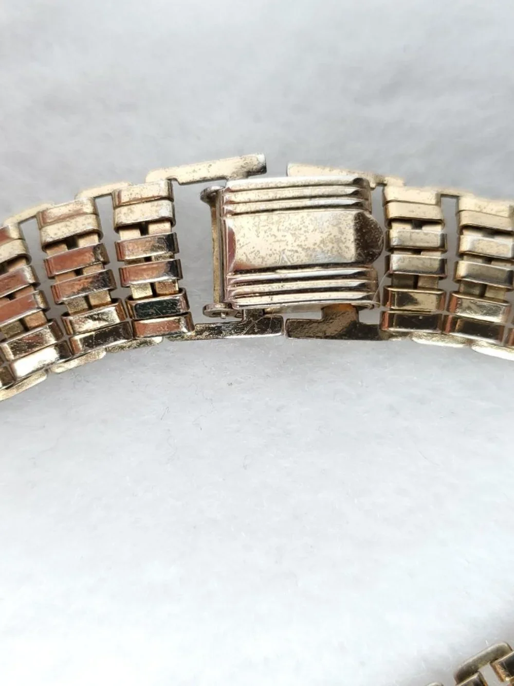 Vintage Coro Necklace Bracelet Set Gold Tone Link Flexible 15.5